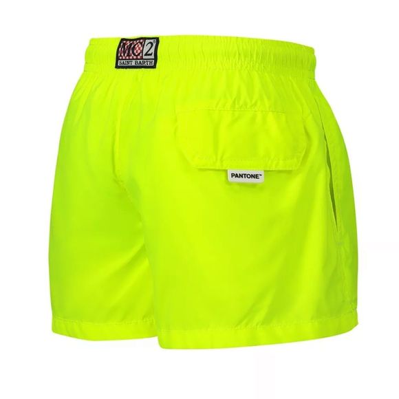 MC2 SAINT BARTH Swim Shorts Jean Lighting Pantone men’s medium neon yellow